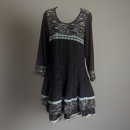 Vintage boho knit - boho, dress