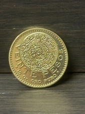 Gold Plated Mexican Coin 20