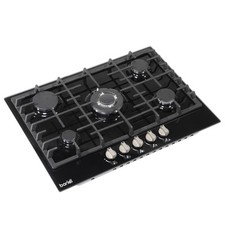Baridi 70cm Gas on Glass Hob 5