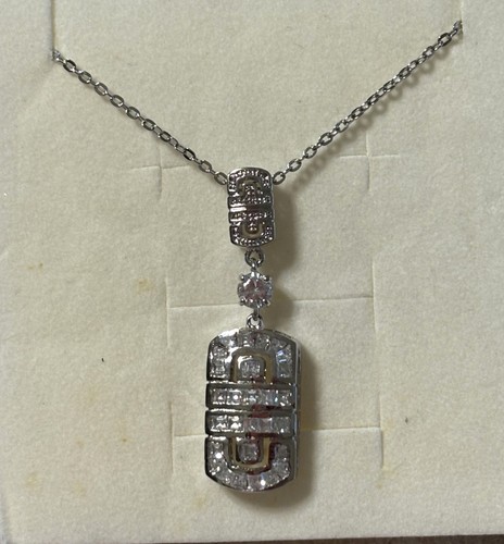 Art deco milgrain pendant - art,