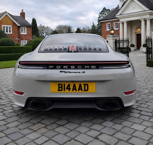 B14 aad number plate - aad, plate.