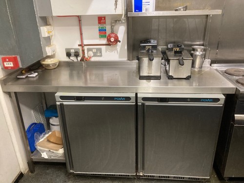 Stainless steel worktop - stainless,