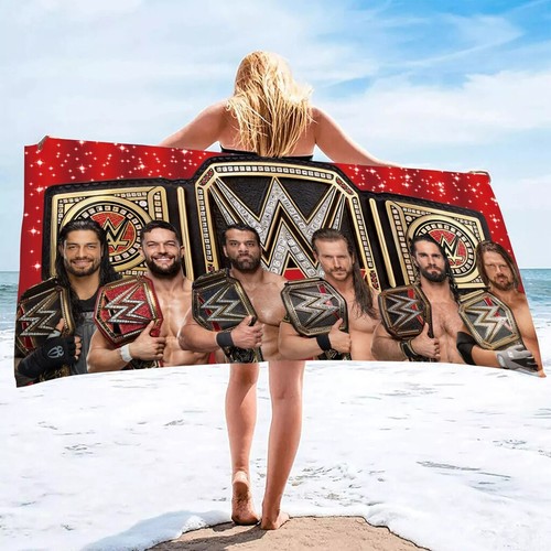Wwe wrestling beach towel - wrestling,