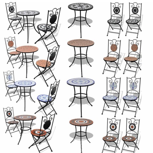 3pcs outdoor patio bistro - patio,