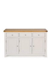 very homeHamilton Ready Assembled 3 Door Sideboard - contains Solid Wood