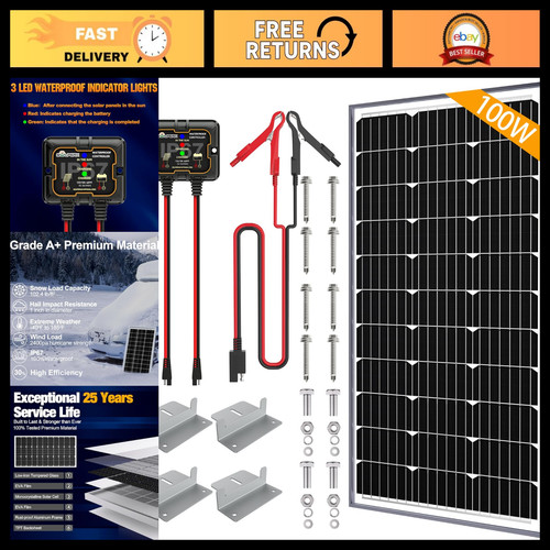 100w 12v waterproof solar - 100w,