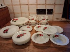 Vintage Pyrex JAJ, June Rose
