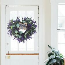 Wreath Flowers Lavender Heart