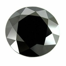 5.50 Ct Loose Round Black