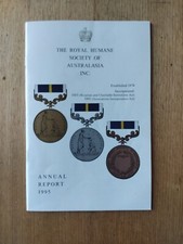 The Royal Humane Society Of Australasia Inc. Est 1874. Annual Report 1995