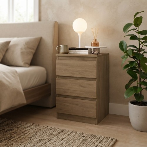 Drawer bedside table - table, in