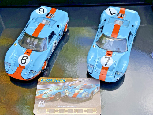 Scalextric c4041a 1969 - scalextric, gulf