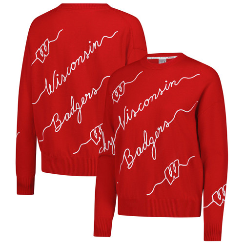 Women red wisconsin badgers - red,