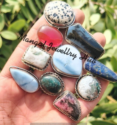 Elegant moss agate mix - agate,