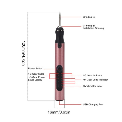 Mini usb engraving pen lithium - engraving,