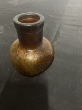 Vintage Brown Glass Pharmacy /