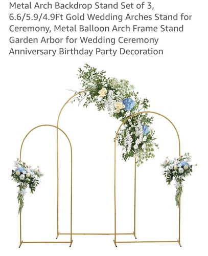 Heyzoey wedding arch set - arch,