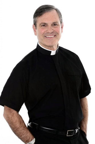 Tonsure clerical shirt short - shirt,