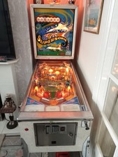 VINTAGE SUPERSONIC CONCORDE PINBALL MACHINE. VERY RARE.