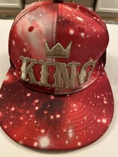 king ice Baseball Men’s Snap Back Cap Gold/ Red Summer Fashion Hat New