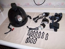 Safety Helmet c/w Lights - 4 racing Husky  / Dog Rig, Sled, Trike, Scooter, Cart