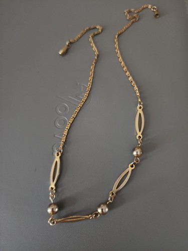 Small chained gold - chained, coloured