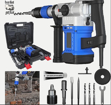 3500W Electric Rotary Jackhammer SDS PLUS Drill Machine Concrete 6Variable Speed