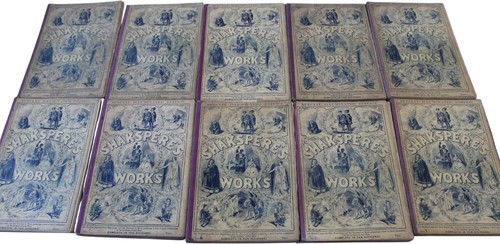 Shakspere works antique 10 - shakspere's,