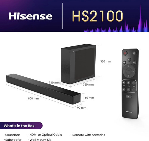 Hisense hs2100 240w - hisense,