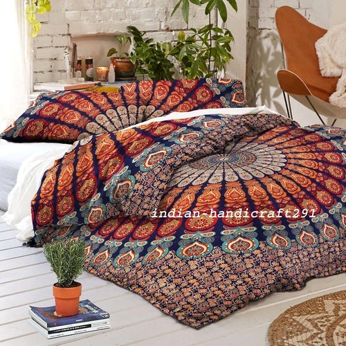 Bohemian mandala duvet cover - bohemian,