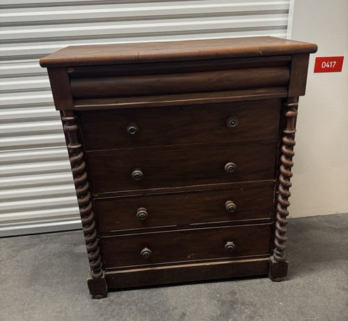 Victorian mahogany drawer - victorian,