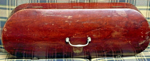 Antique double violin case - antique,