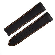 Black & Orange Strap Bracelet