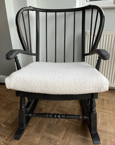 Rocking chair painted dark - rocking,
