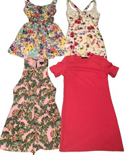 Wholesale Bundle Joblot of 4 Designer Ladies Party Dresses Size 8