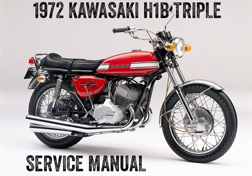 1972 kawasaki h1b - kawasaki,