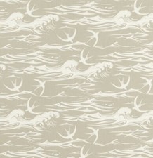 Sanderson Fabric 'SWALLOWS AT SEA - LINEN' 3 METRES - NATIONAL TRUST COLL
