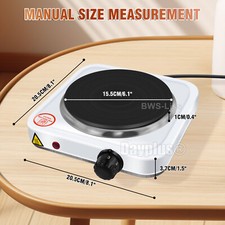 Electric Hob Double Ring Table