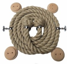 Natural bannister rope -