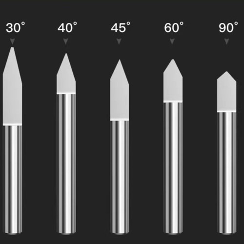 4mm flat bottomed - pointed, cnc