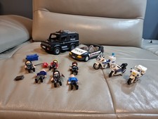 Playmobil Police Vehicles And Figures 