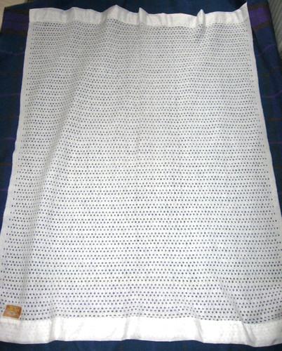Cellular baby blanket - cellular, acrylic