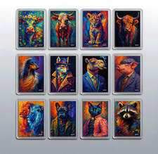 Animal Fridge Magnet – Cow, Dog, Lion & Exotic Wildlife Kitchen Gift Decor