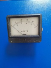 Vintage Volts Meter Gauge Made In England GE 361 See Photos