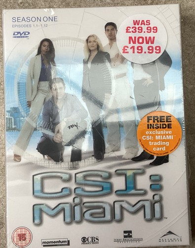 Csi miami dvd box - csi,