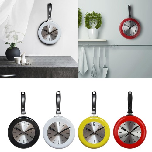 Wall clock frying pan kitchen - wall,