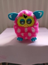 Furby Boom Pink Polka Dot 2013 fully working lovely condition see video 