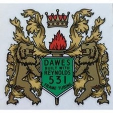 DAWES seat tube crest for