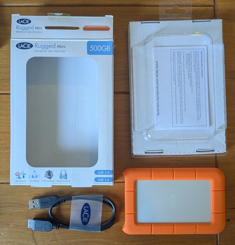 Lacie rugged mini 500gb usb - 500gb,