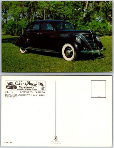 1937 lincoln zephyr sedan - 1937,